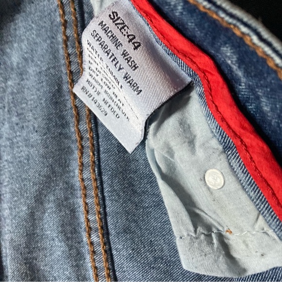 ENCRYPT DISTRESSED MEN JEANS SHORTS 44 jorts - Picture 4 of 8